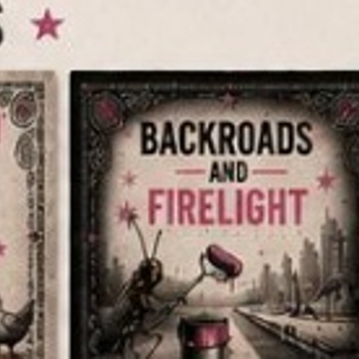 Backroads & Firelight song art bandana